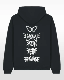 Love for the game; Hoodie Black; Core Script; Viola Schuldner; Organic Cotton Hoodie; Clothing; Cologne; K&ouml;ln; Bekleidung