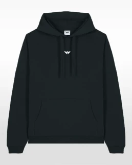 Love for the game; Hoodie Black; Core Script; Viola Schuldner; Organic Cotton Hoodie; Clothing; Cologne; K&ouml;ln; Bekleidung