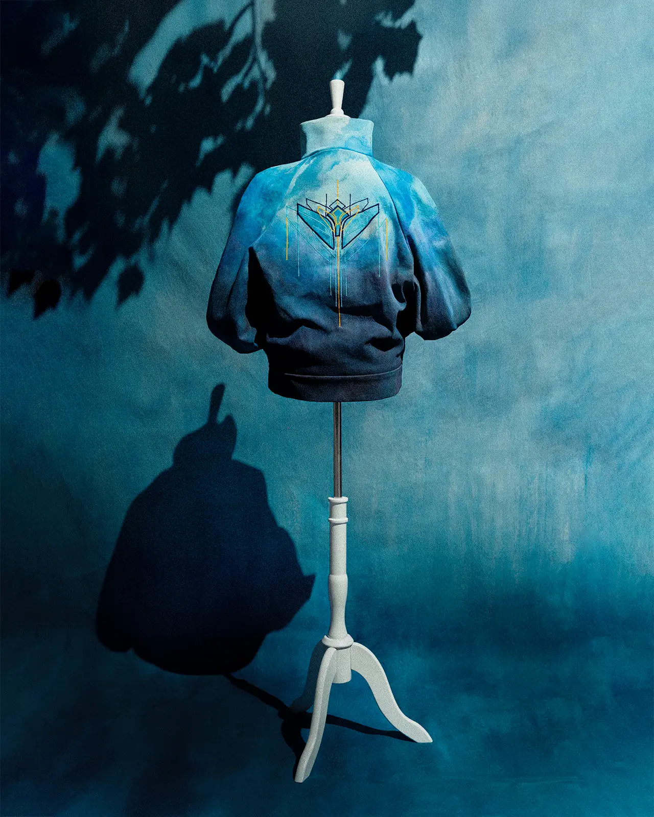 Love for the game; Denim Jacket; Handcrafts; Cologne; Viola Schuldner; Viola Sophie; Clothing; Customized Denim Jacket; Embroidery